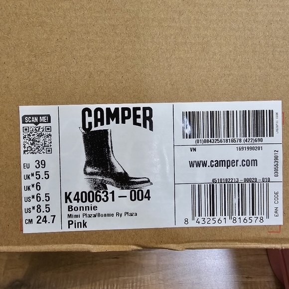🎉💕HOST PICK 🎉💕Camper Bonnie Chelsea Boot,Pink,US 8.5 - Picture 11 of 13